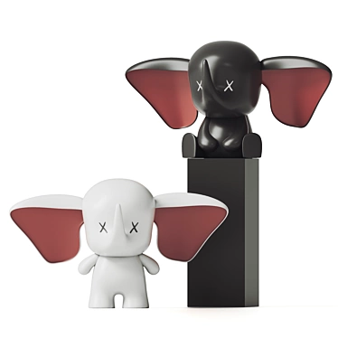 Elephant 3D Model Vray Render 3D model image 1 