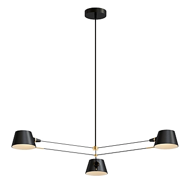 Designer Lamp Model for VRay 3D model image 1 