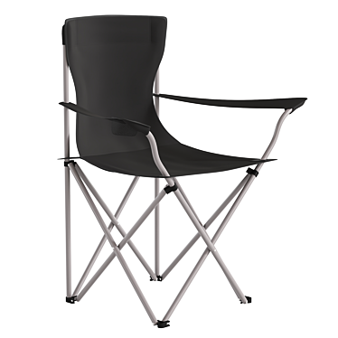 Folding Camping Chair in Green 3D model image 1 