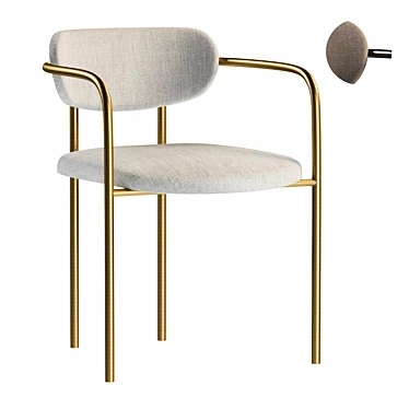 Sleek Parker Dining Chair by StyleMeGDH 3D model image 1 
