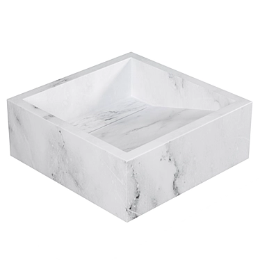 Sleek Laminated Washbasin: Keen Styling 3D model image 1 