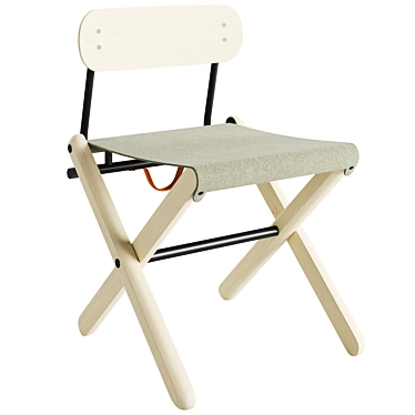 Portable Folding Chair 2015 Model 3D model image 1 