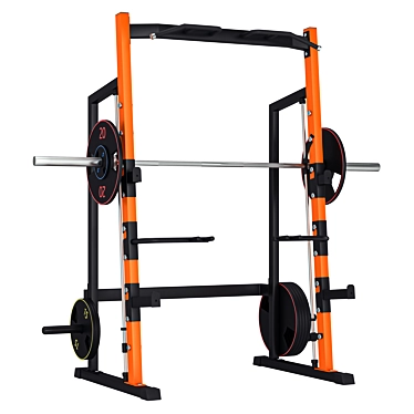 DFC D886 Smith Machine Frame 3D model image 1 