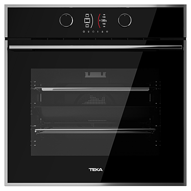 TEKA HLB 860 Oven, Black-SS 3D model image 1 