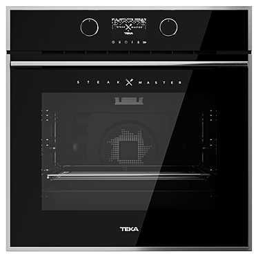 TEKA Black Steakmaster Oven 3D model image 1 