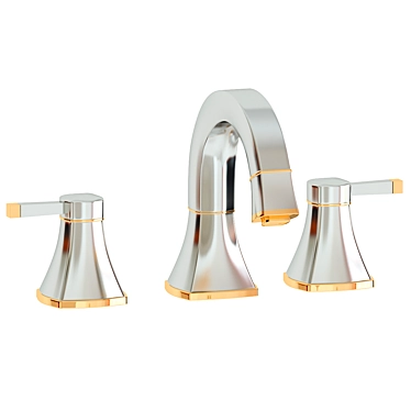 Elegant Grandera Basin Mixer 3D model image 1 