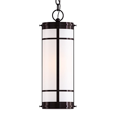 Elegant Round Manhattan Lantern 3D model image 1 