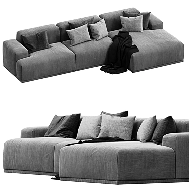  Modular Sofa Lounge Solution 3D model image 1 