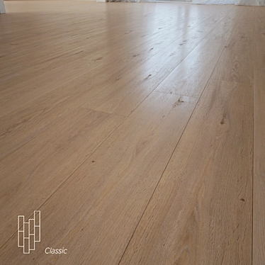 Greenland Oak Flooring Virtual Model 3D model image 1 