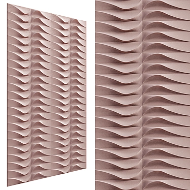 Modern 3D Wall Tile Polska 3D model image 1 