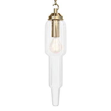 Petite Tiered Pendant Light 3D model image 1 