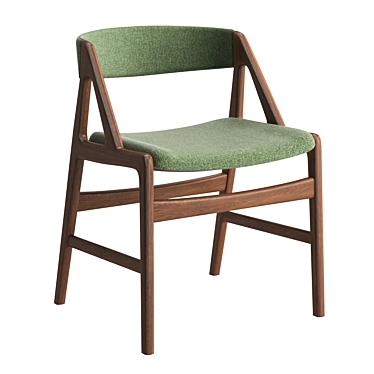 Mid Century Dining Chair Classic 3D model image 1 