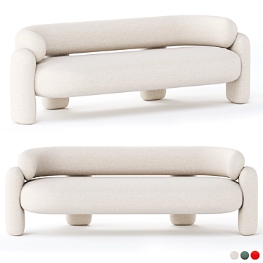 Royal Stranger Embrace Sofa Set 3D model image 1 