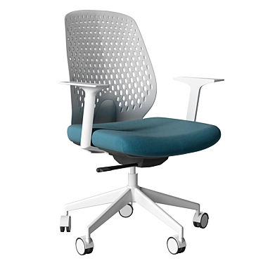 Key Smart Poly Armchair - Ergonomic Office Chair 3D model image 1 