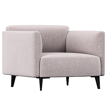 BoConcept Modena Armchair - Modern Elegance 3D model image 1 