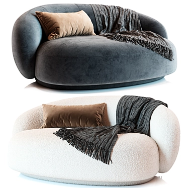 Luxurious Julep Island Sofa Creation 3D model image 1 