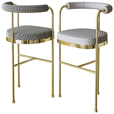 Joanne Bar Chair Hommes Design 3D model image 1 