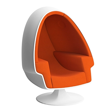 Modern Pod Egg Chair: Alpha 3D model image 1 