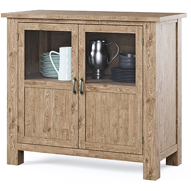 Toscana 40.5" Buffet Cabinet 3D model image 1 