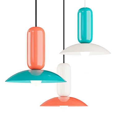 FERROLUCE PAU Pendant Light 3D model image 1 