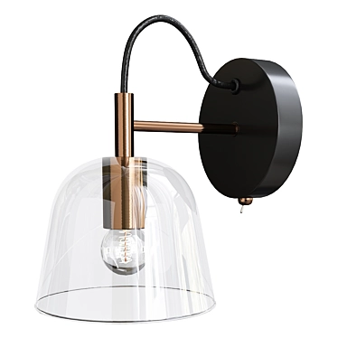 Modern Design Amadis Wall Lamp 3D model image 1 
