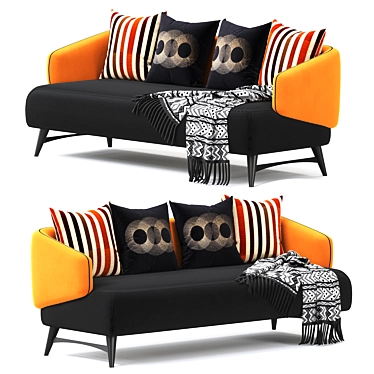 Modern Chic 3D Sofa Model 3D model image 1 
