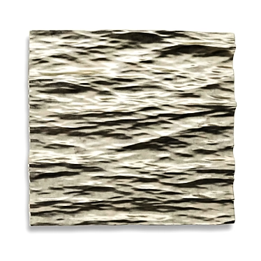  Serene Metal Water Panel 3D model image 1 