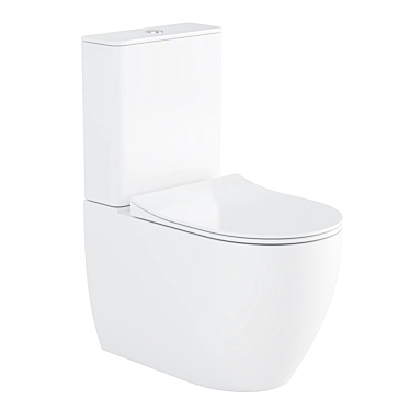 Vitra Sento Compact Toilet Set 3D model image 1 