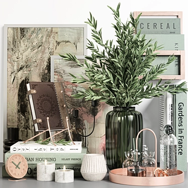 High-Quality Decorative Set Vol038 3D model image 1 