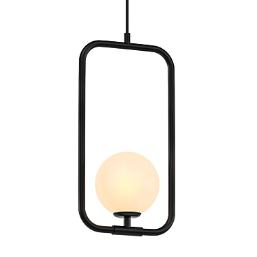 Modern Sircle Pendant Light 3D model image 1 