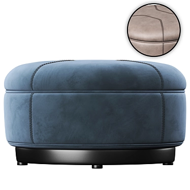 Minotti TUFFET 2017 Pouf Design 3D model image 1 