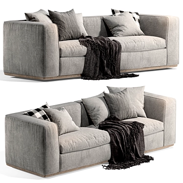 Minotti Powell Modular Sofa 3D model image 1 