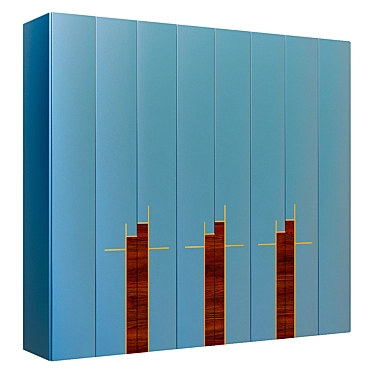 Fimes Battente Deco Wardrobe Unit 3D model image 1 