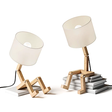 Table lamp artistic Trisdar robot