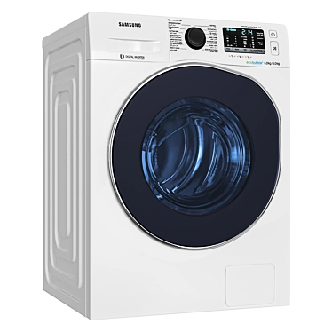 Samsung Combo Washer Dryer - WD80J5410AW 3D model image 1 