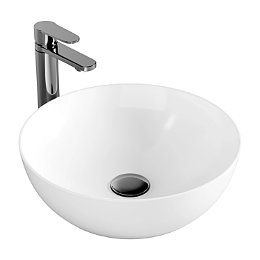 Ravak Uni Slim 40 White 3D model image 1 
