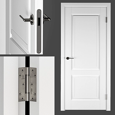 Bafa Diva 1 Interior Door 3D model image 1 