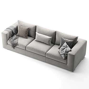 Modern Jesse Alfred Sofa Design 3D model image 1 