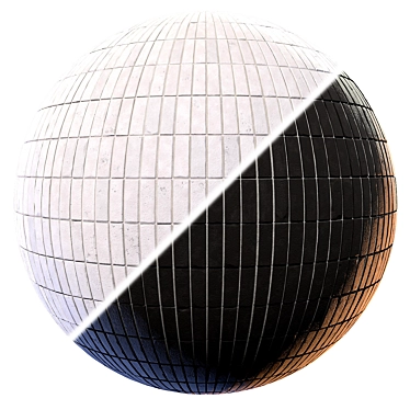 PBR Brick Texture Seamless Design 3D model image 1 