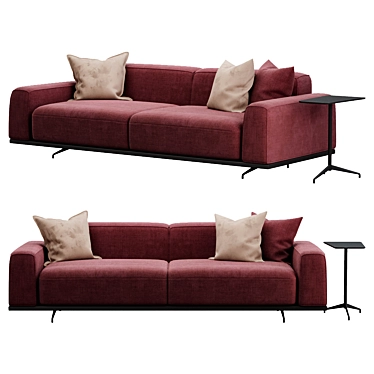 Mod Giorno Sofa, Contemp Loft 3D model image 1 