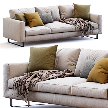 Modern Elegance Sofa Design 3D model image 1 