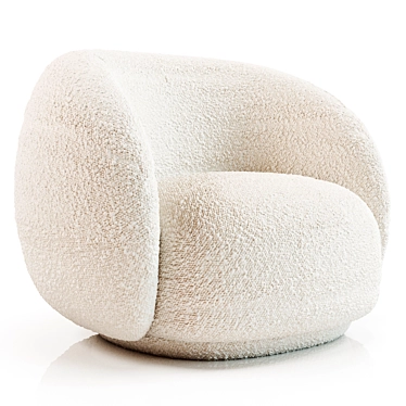 Stylish Julep Armchair Design 3D model image 1 