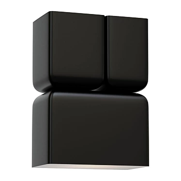 Modern LED Aluminum Wall Lamp 3D model image 1 