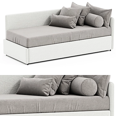 Modular Sofa IORCA Bolzan Letti 3D model image 1 