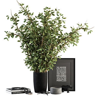 Exquisite Vase Plant Set 119 3D model image 1 