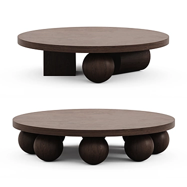 Modern Automa Coffee Tables Set 3D model image 1 