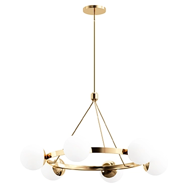 Hayes 5-Light Chandelier Model 3D model image 1 