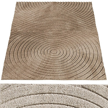 Bolia Small Zen Doormat in Three Colors 3D model image 1 