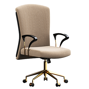 ICHIKO Modern Office Chair Manager 3D model image 1 