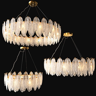 Ethereal Loreley Pendant Lamps 3D model image 1 